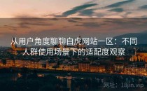 从用户角度聊聊白虎网站一区：不同人群使用场景下的适配度观察
