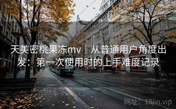 天美密桃果冻mv｜从普通用户角度出发：第一次使用时的上手难度记录  第2张