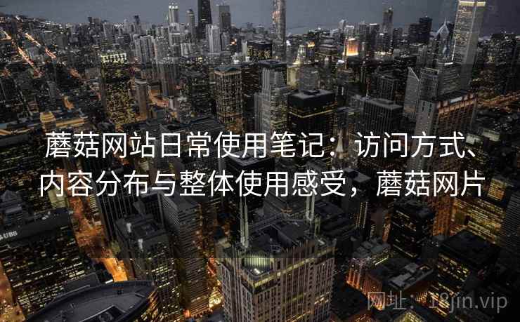 蘑菇网站日常使用笔记：访问方式、内容分布与整体使用感受，蘑菇网片  第2张