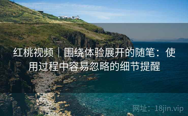 红桃视频｜围绕体验展开的随笔：使用过程中容易忽略的细节提醒  第2张